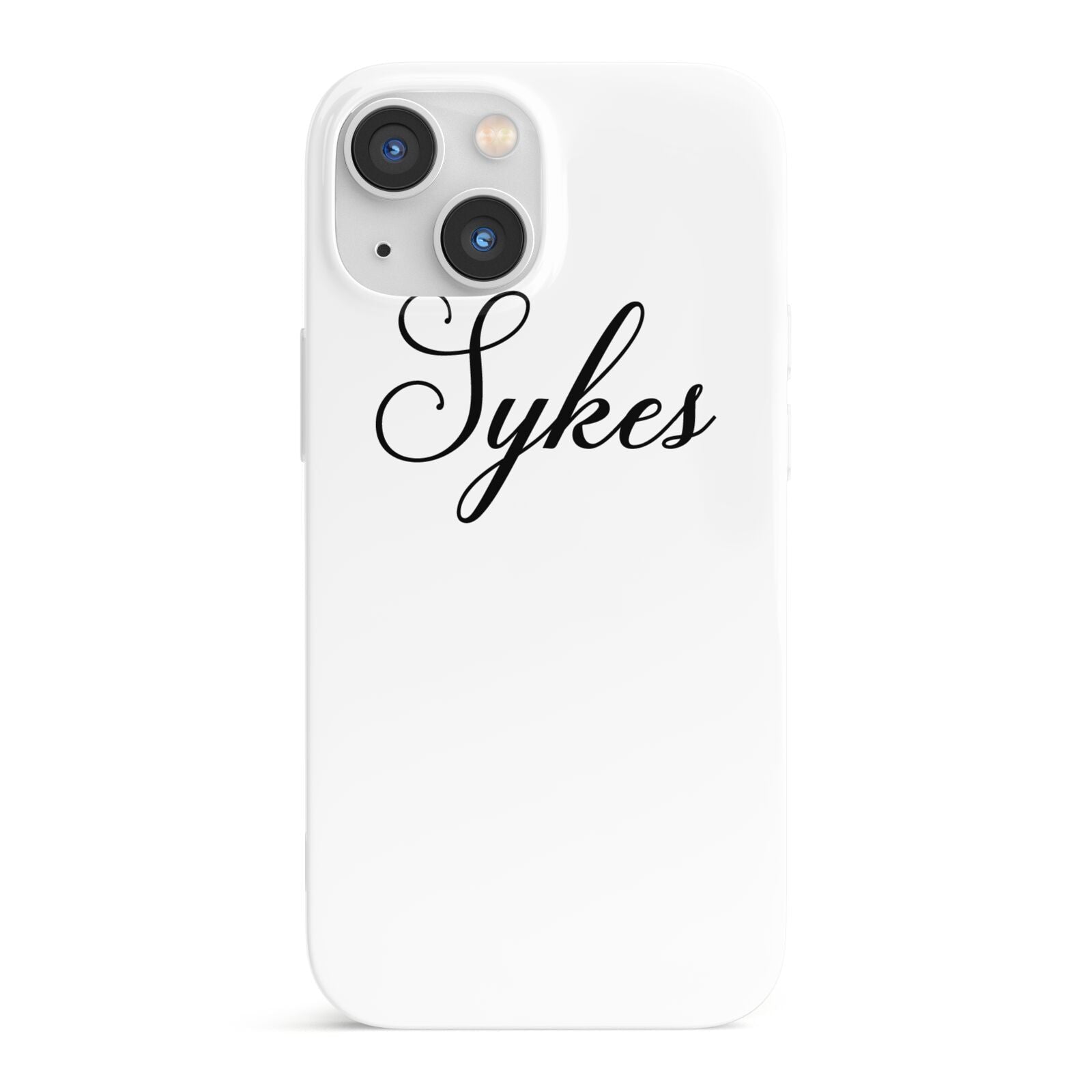 Personalised Wedding Name Mrs iPhone 13 Mini Full Wrap 3D Snap Case