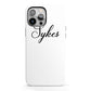 Personalised Wedding Name Mrs iPhone 13 Pro Max Full Wrap 3D Tough Case