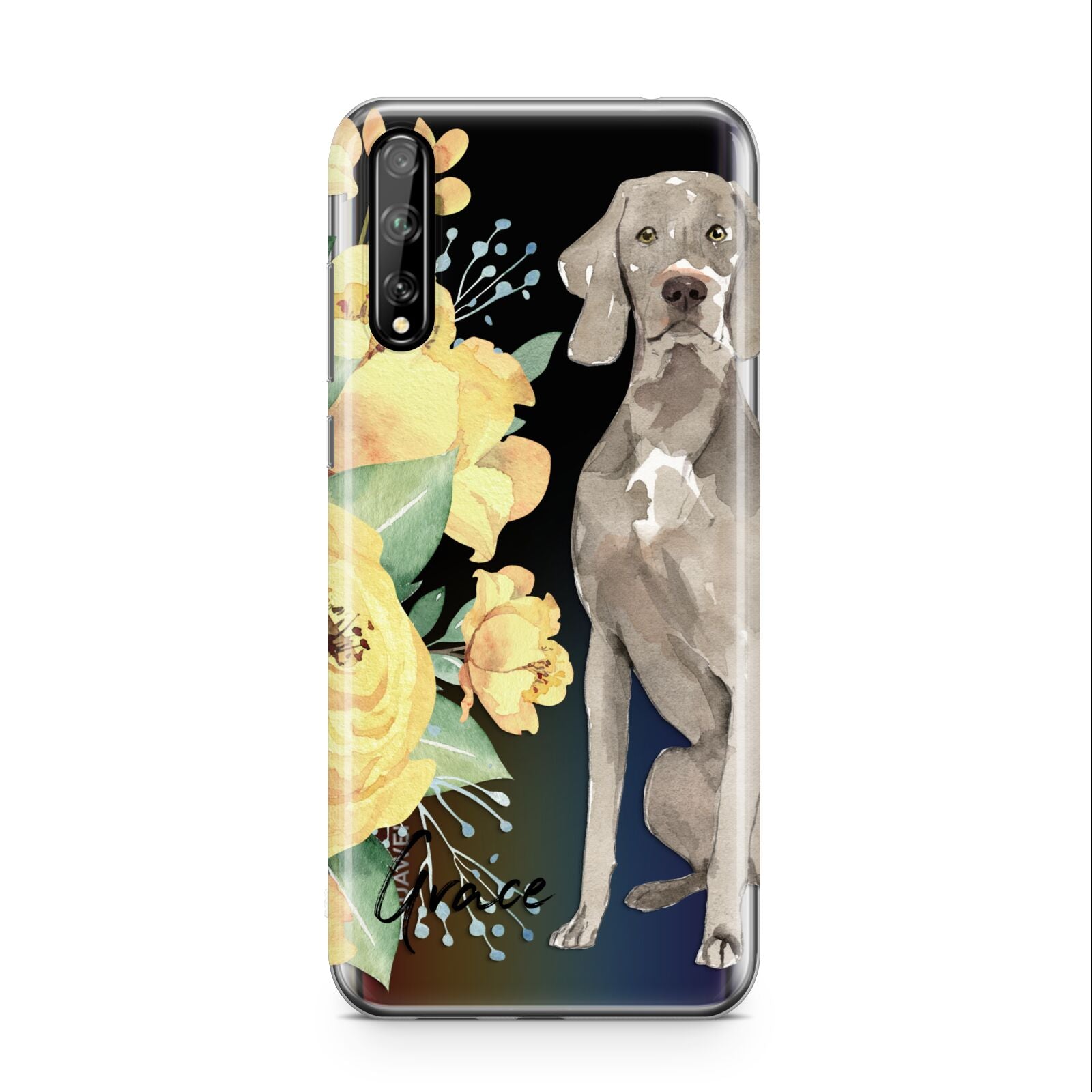 Personalised Weimaraner Huawei Enjoy 10s Phone Case