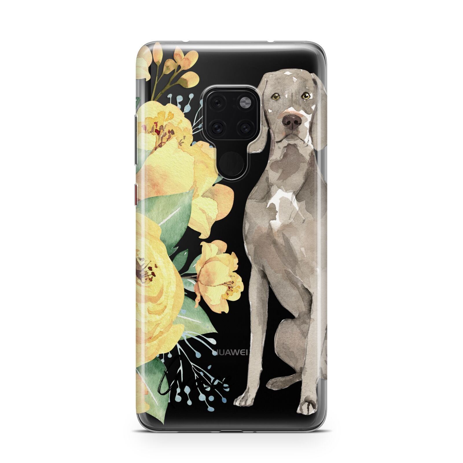 Personalised Weimaraner Huawei Mate 20 Phone Case