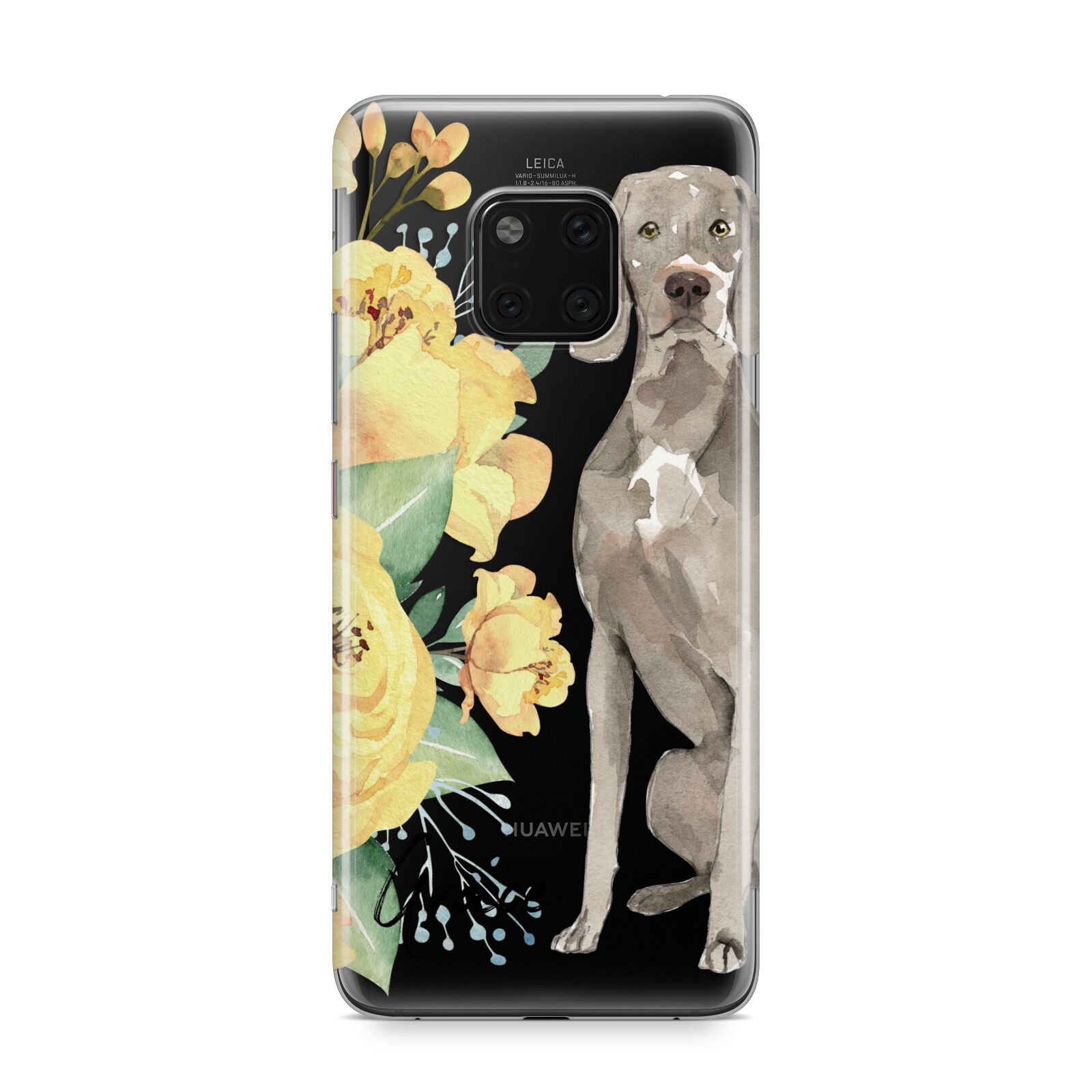 Personalised Weimaraner Huawei Mate 20 Pro Phone Case