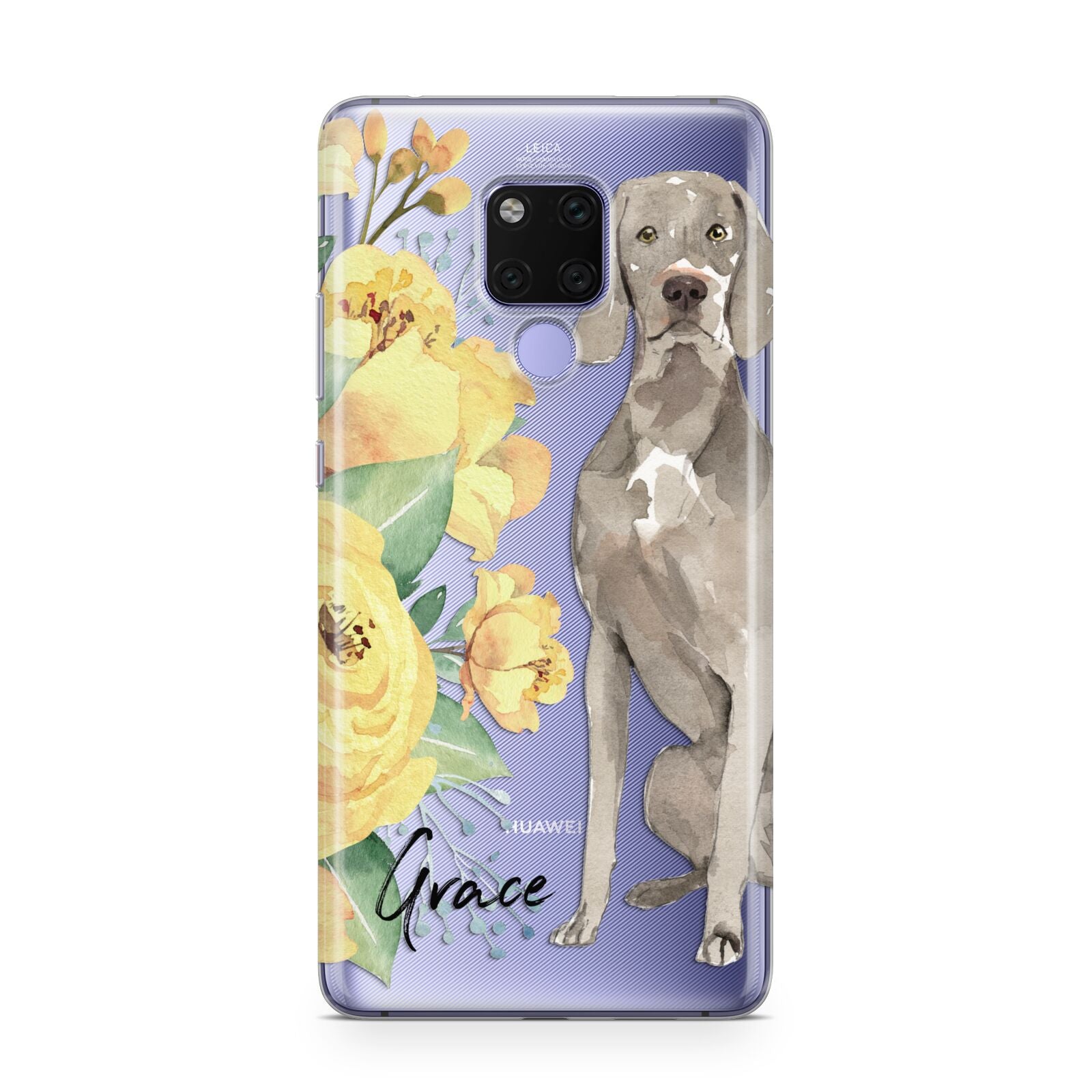 Personalised Weimaraner Huawei Mate 20X Phone Case