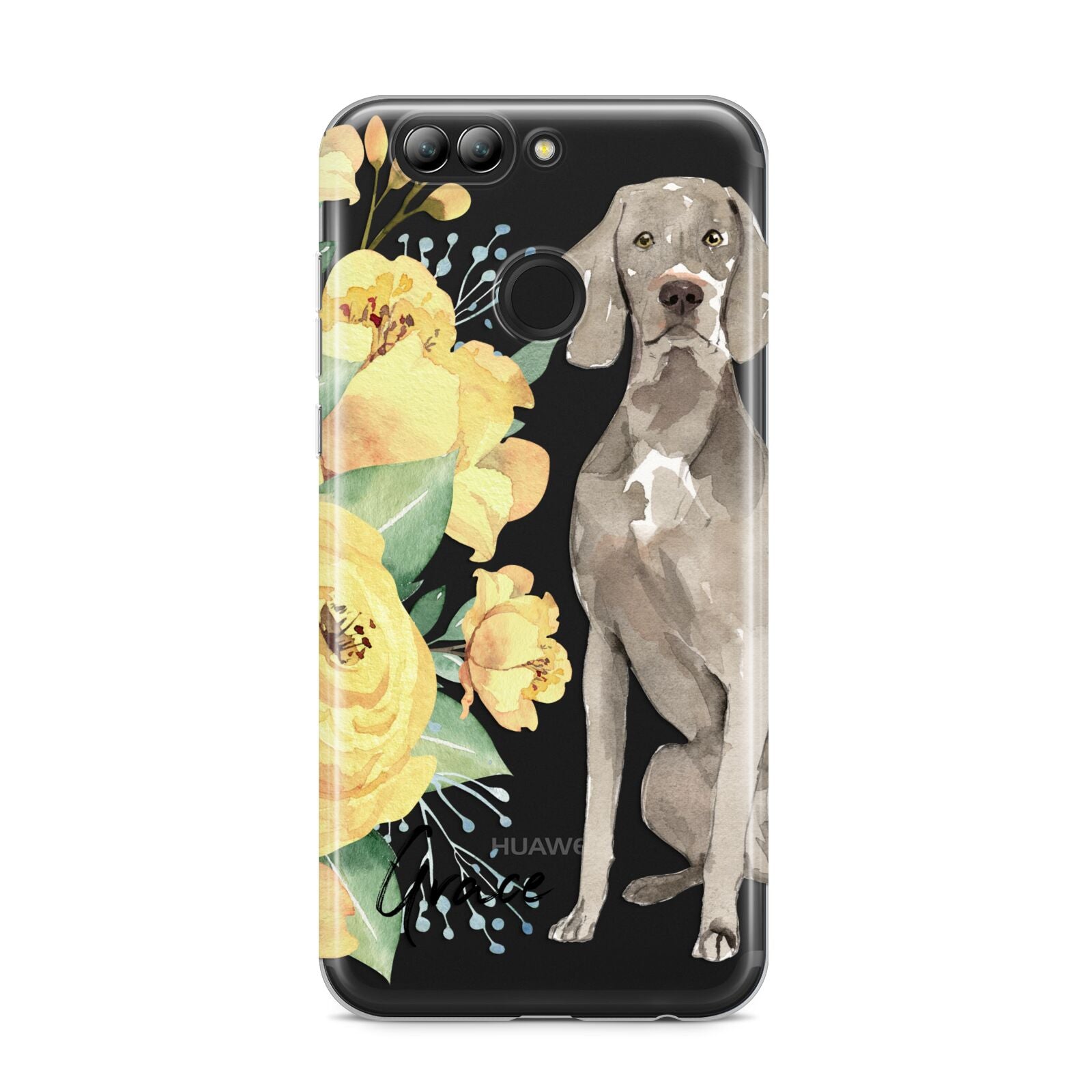 Personalised Weimaraner Huawei Nova 2s Phone Case