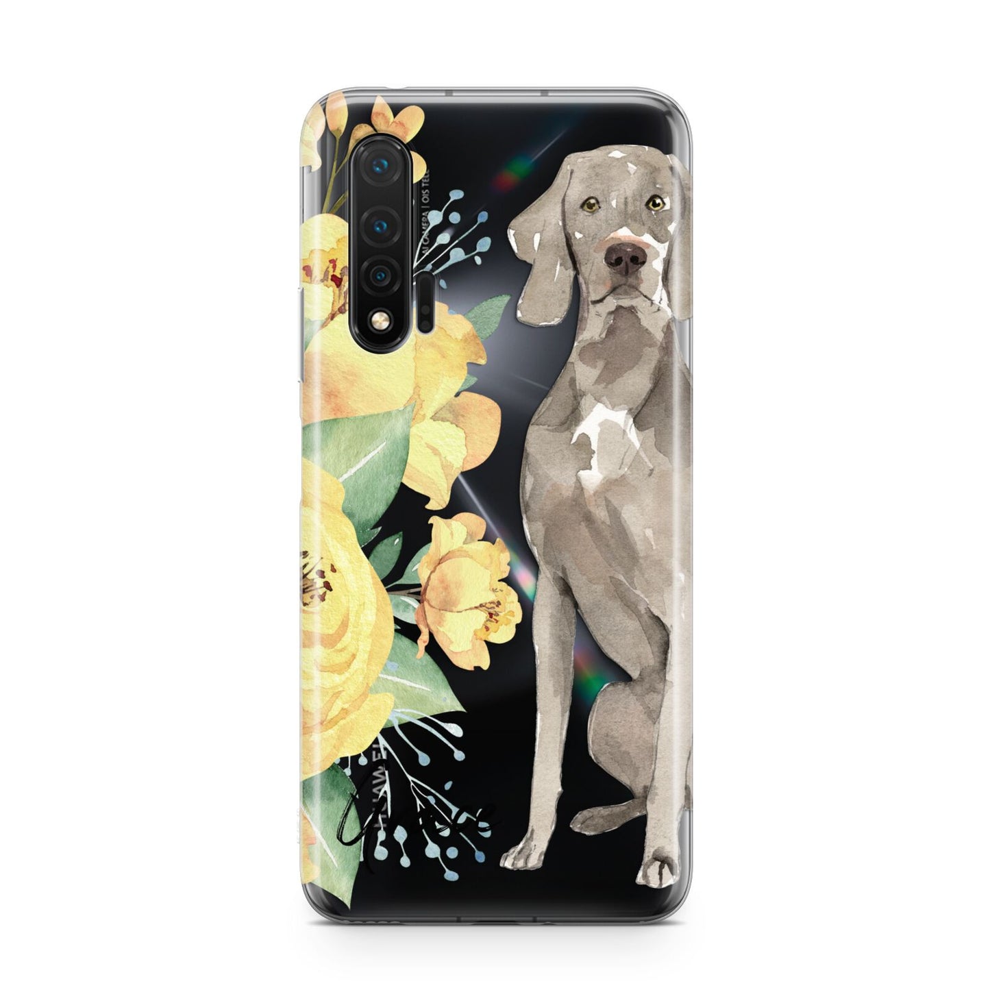 Personalised Weimaraner Huawei Nova 6 Phone Case