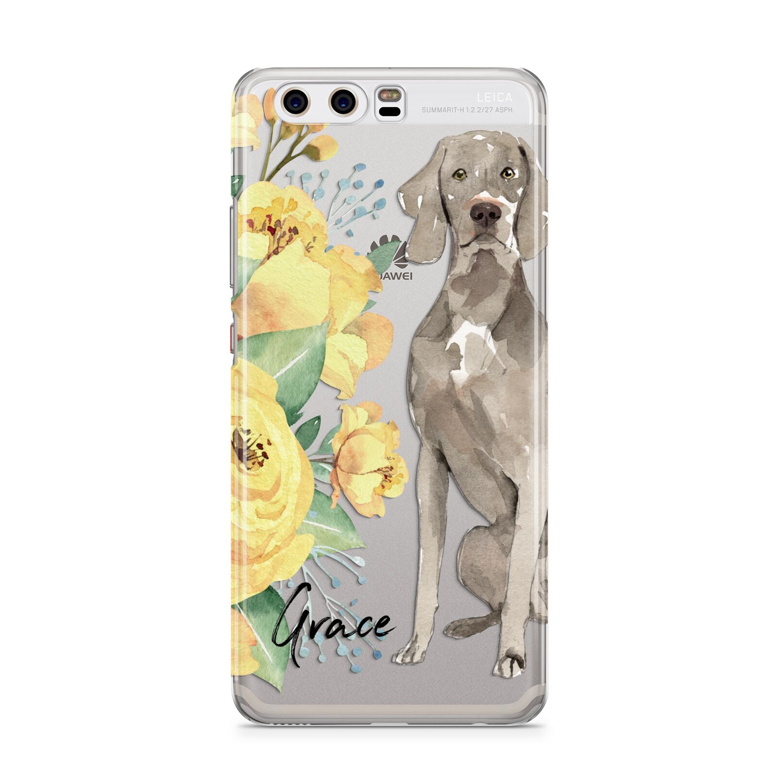 Personalised Weimaraner Huawei P10 Phone Case