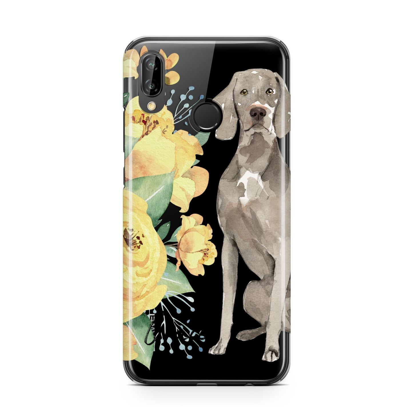 Personalised Weimaraner Huawei P20 Lite Phone Case