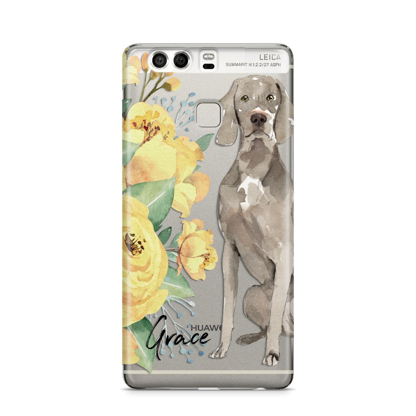 Personalised Weimaraner Huawei P9 Case