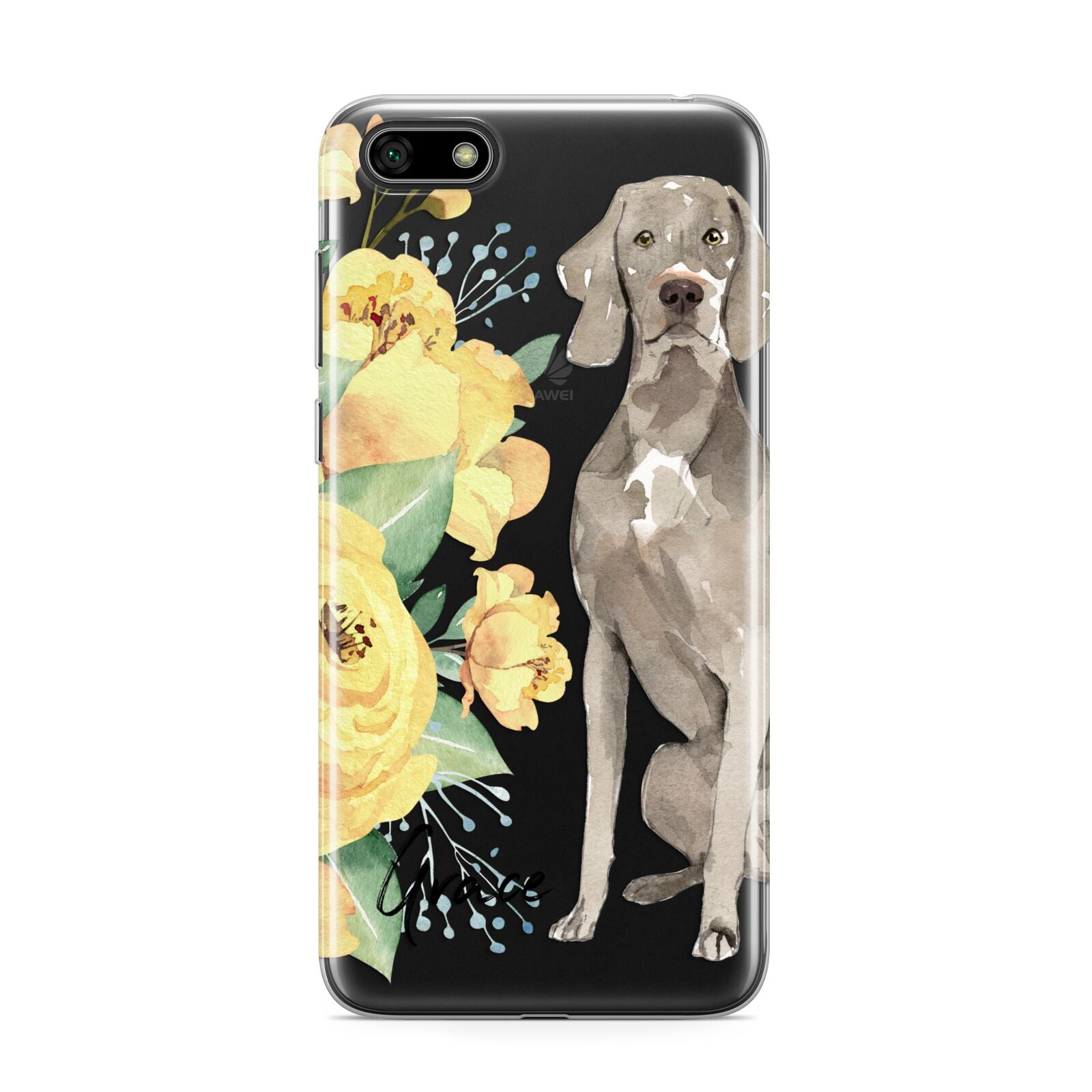 Personalised Weimaraner Huawei Y5 Prime 2018 Phone Case