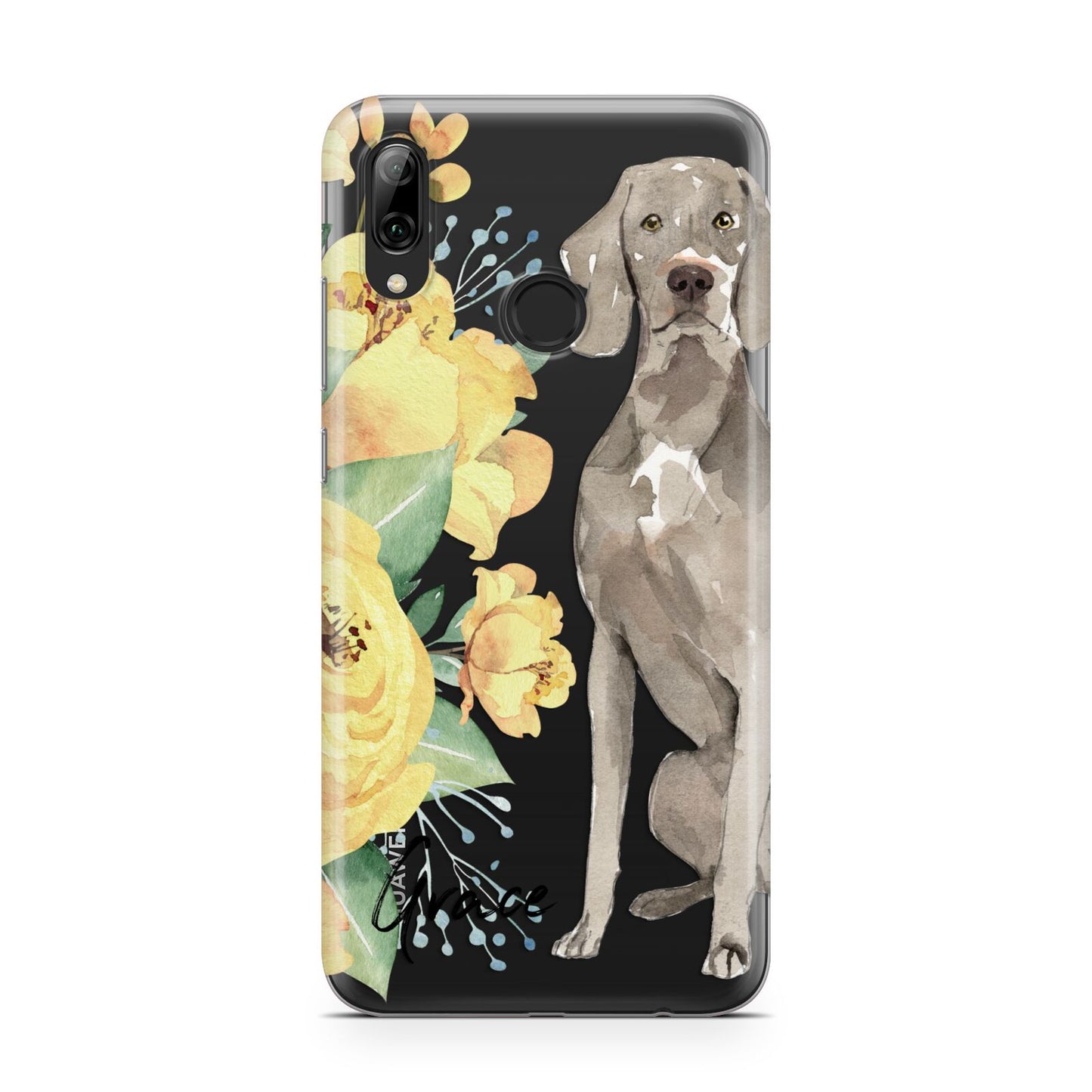 Personalised Weimaraner Huawei Y7 2019