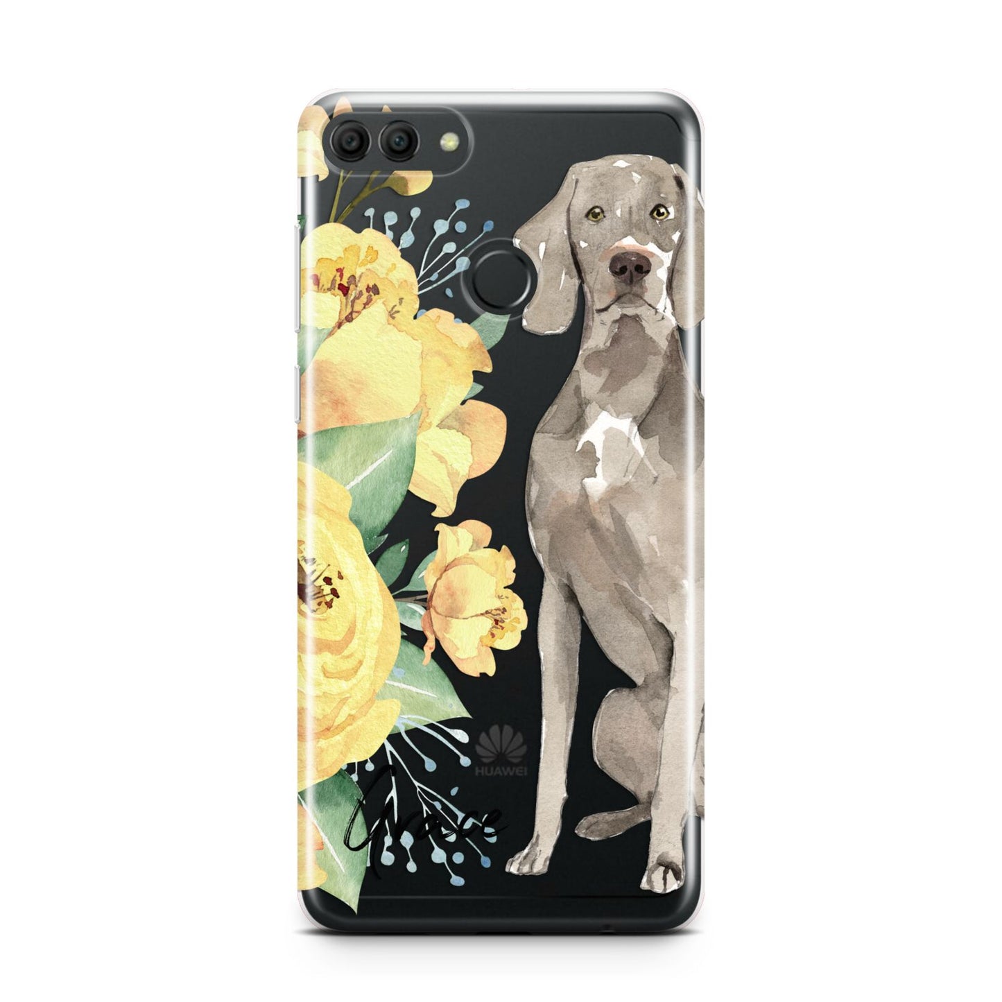 Personalised Weimaraner Huawei Y9 2018