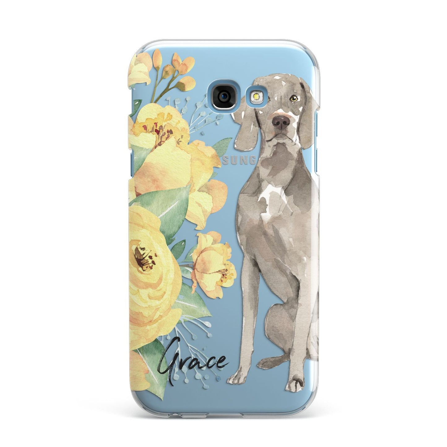 Personalised Weimaraner Samsung Galaxy A7 2017 Case