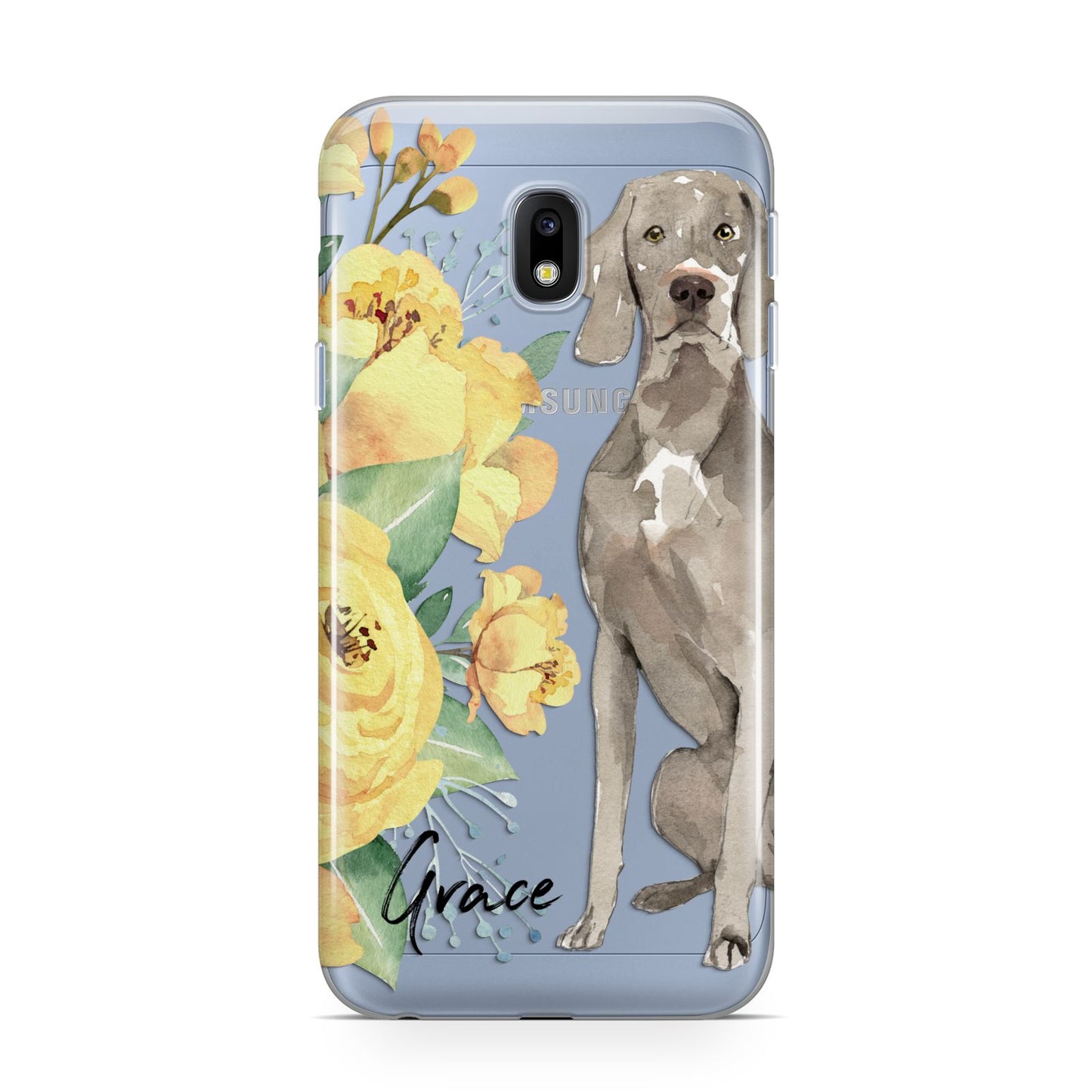 Personalised Weimaraner Samsung Galaxy J3 2017 Case