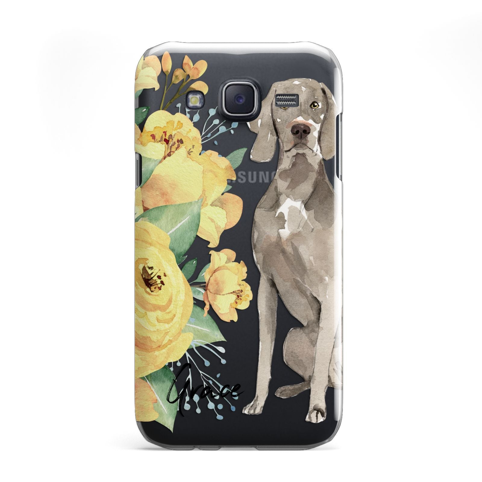 Personalised Weimaraner Samsung Galaxy J5 Case