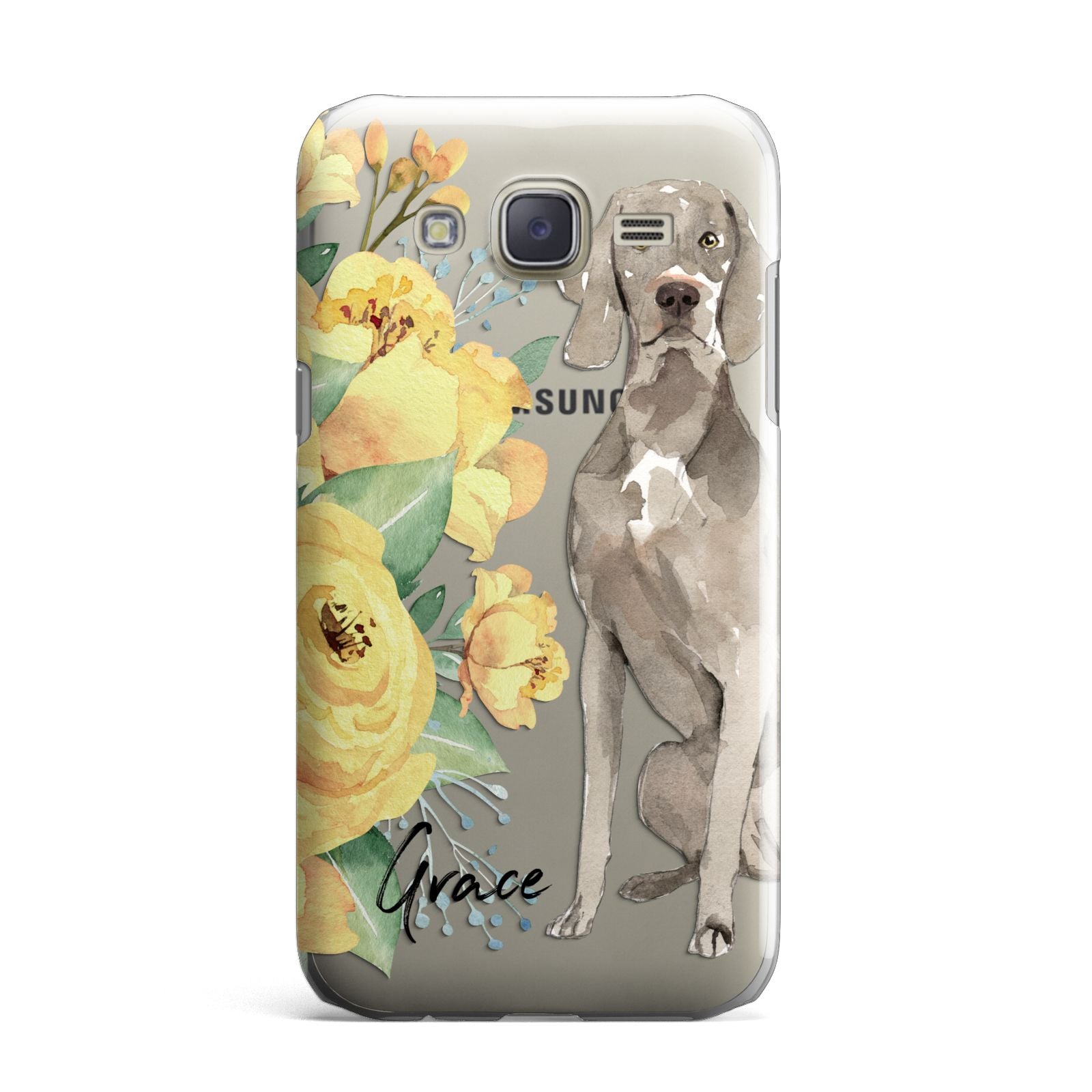 Personalised Weimaraner Samsung Galaxy J7 Case