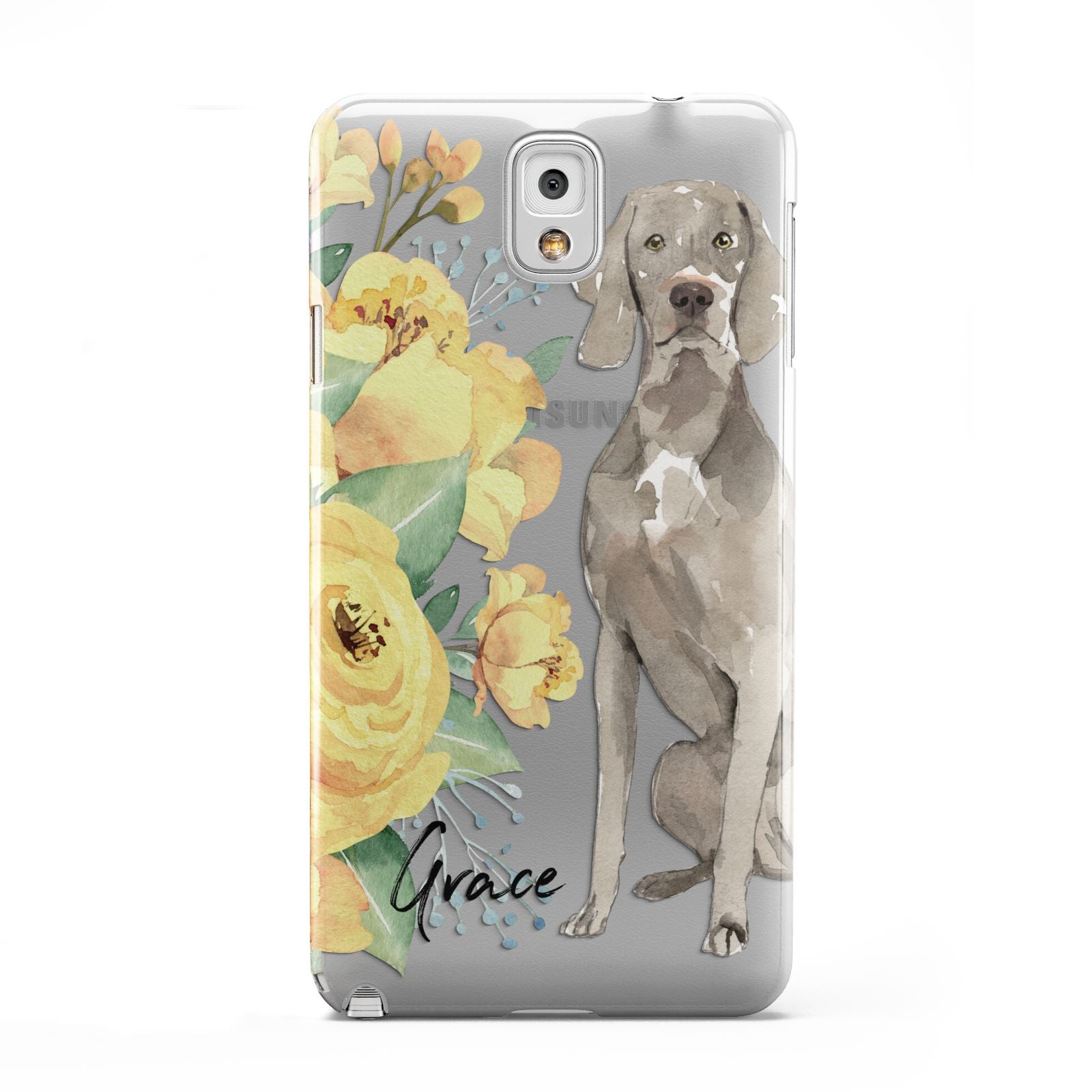 Personalised Weimaraner Samsung Galaxy Note 3 Case