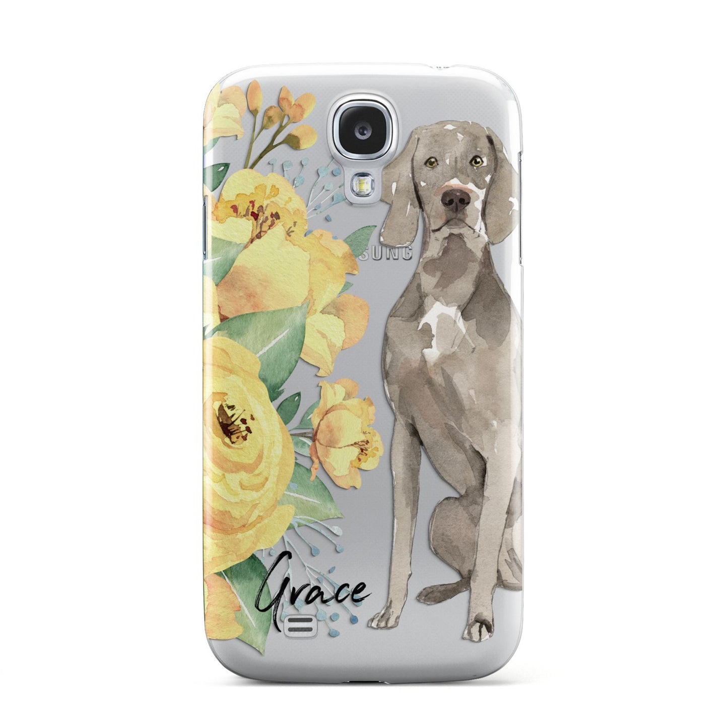 Personalised Weimaraner Samsung Galaxy S4 Case