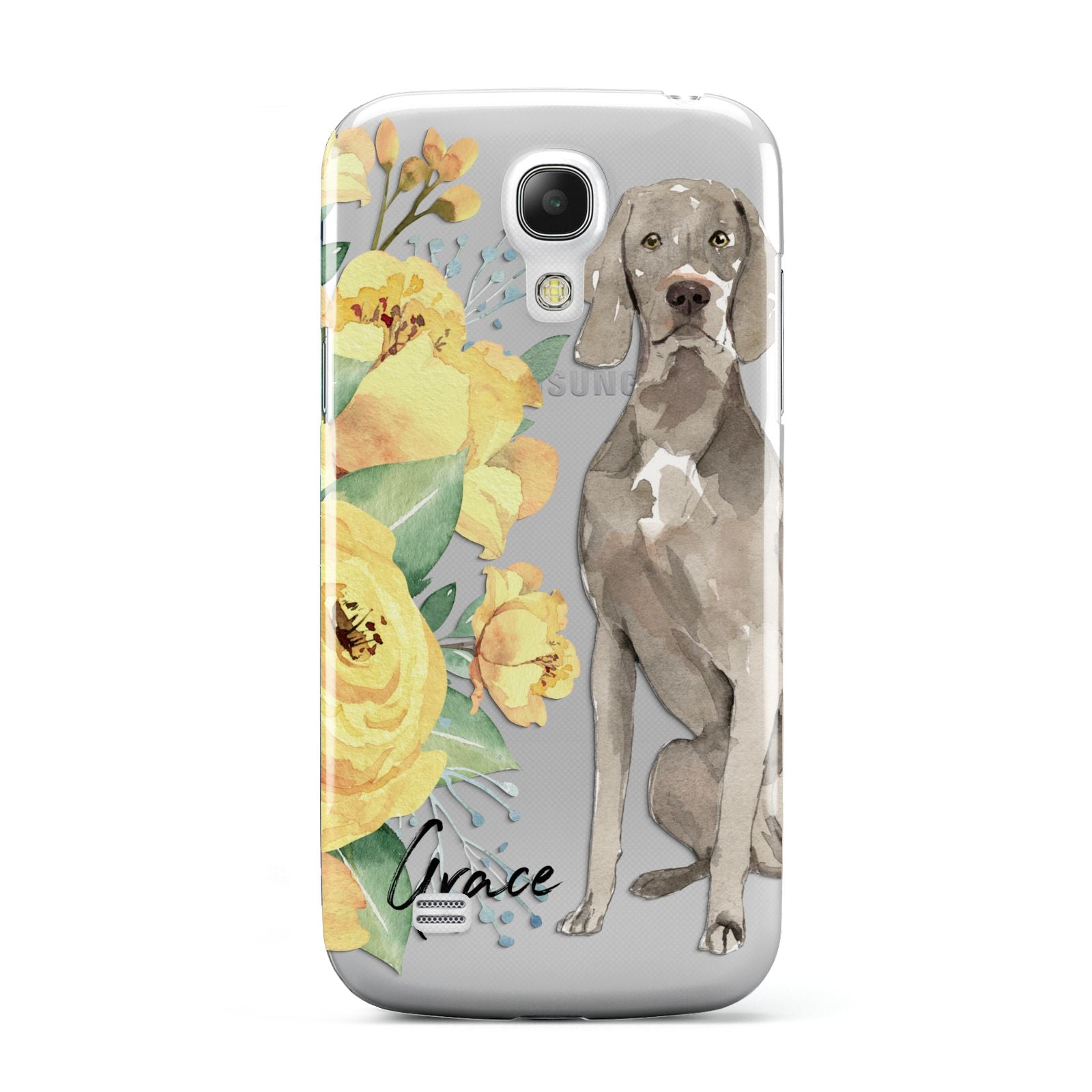 Personalised Weimaraner Samsung Galaxy S4 Mini Case