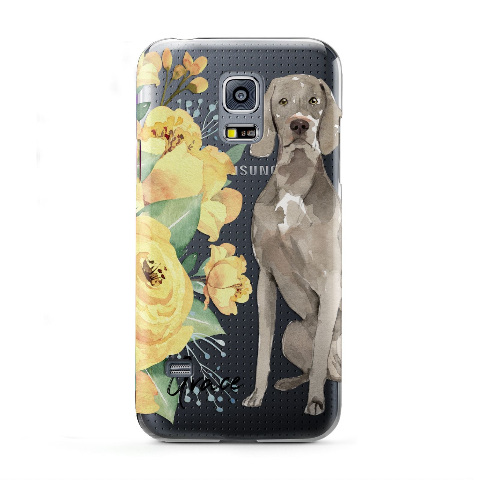 Personalised Weimaraner Samsung Galaxy S5 Mini Case