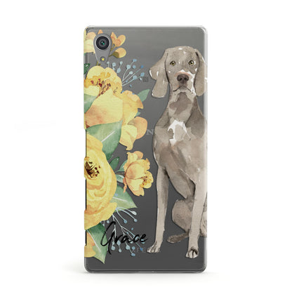 Personalised Weimaraner Sony Xperia Case