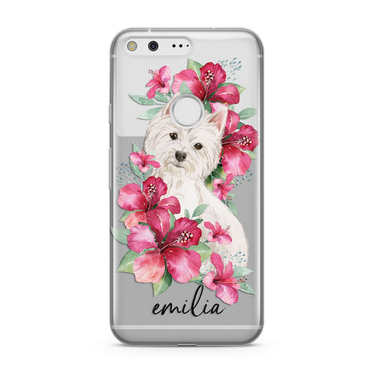 Personalised Westie Dog Google Pixel Case