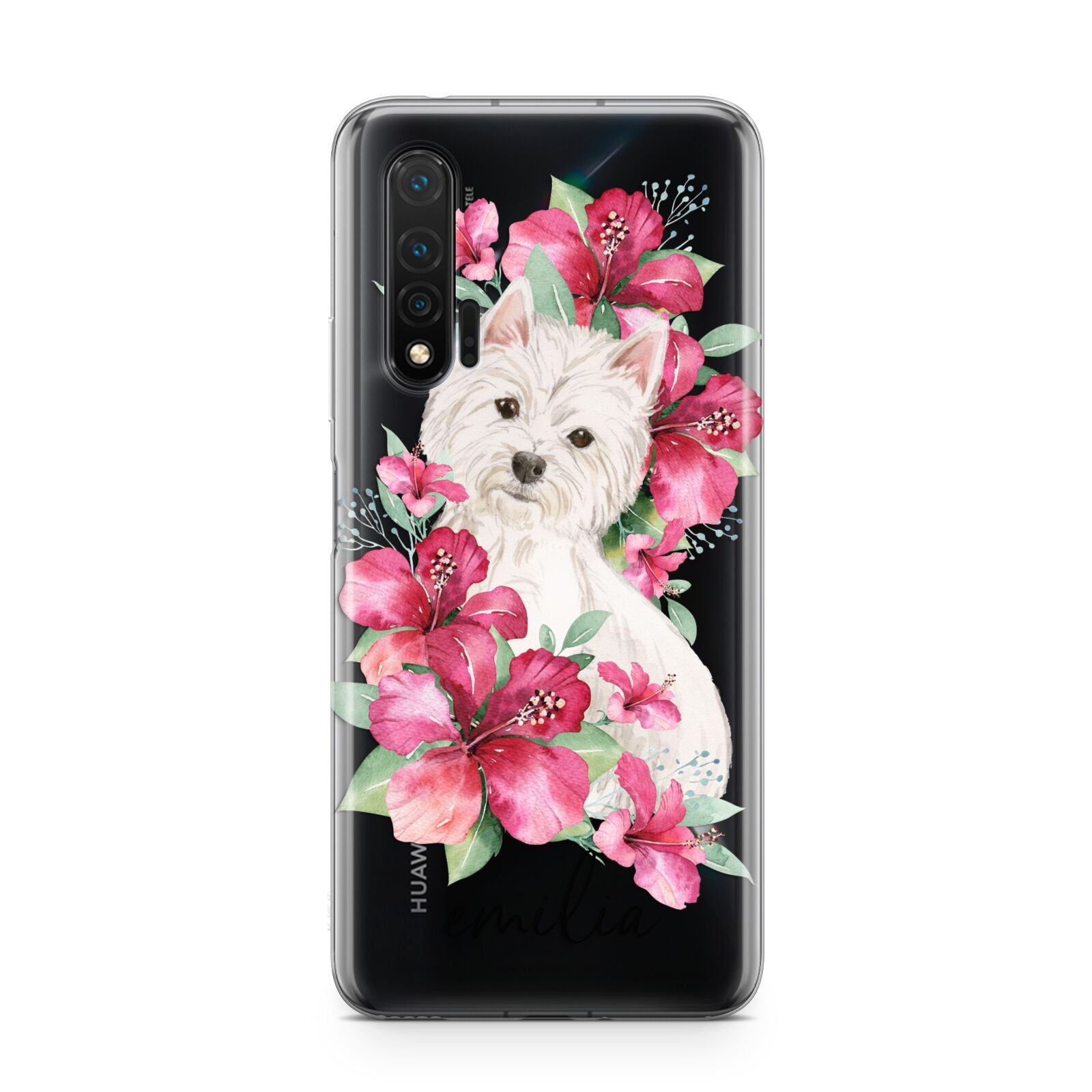 Personalised Westie Dog Huawei Nova 6 Phone Case