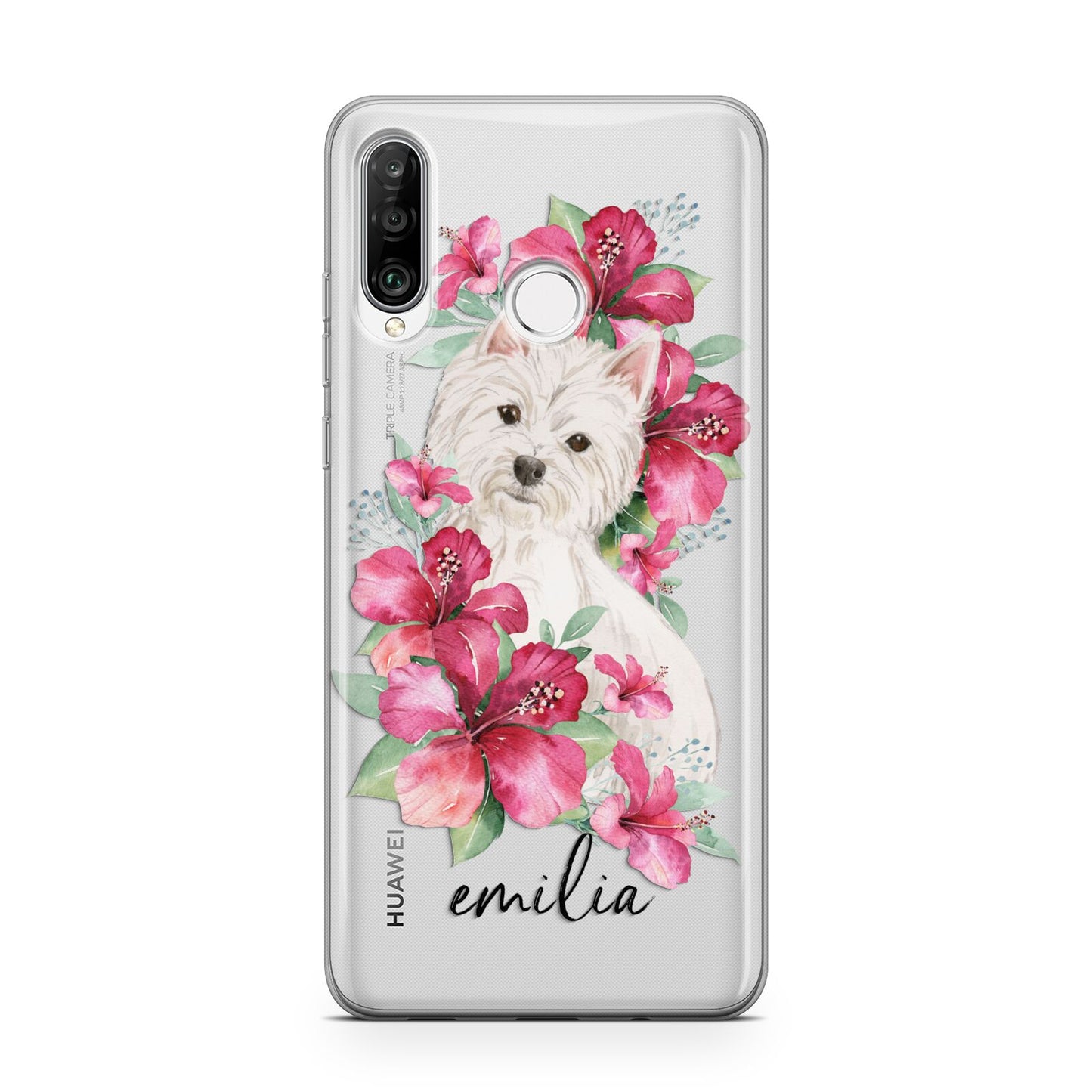 Personalised Westie Dog Huawei P30 Lite Phone Case