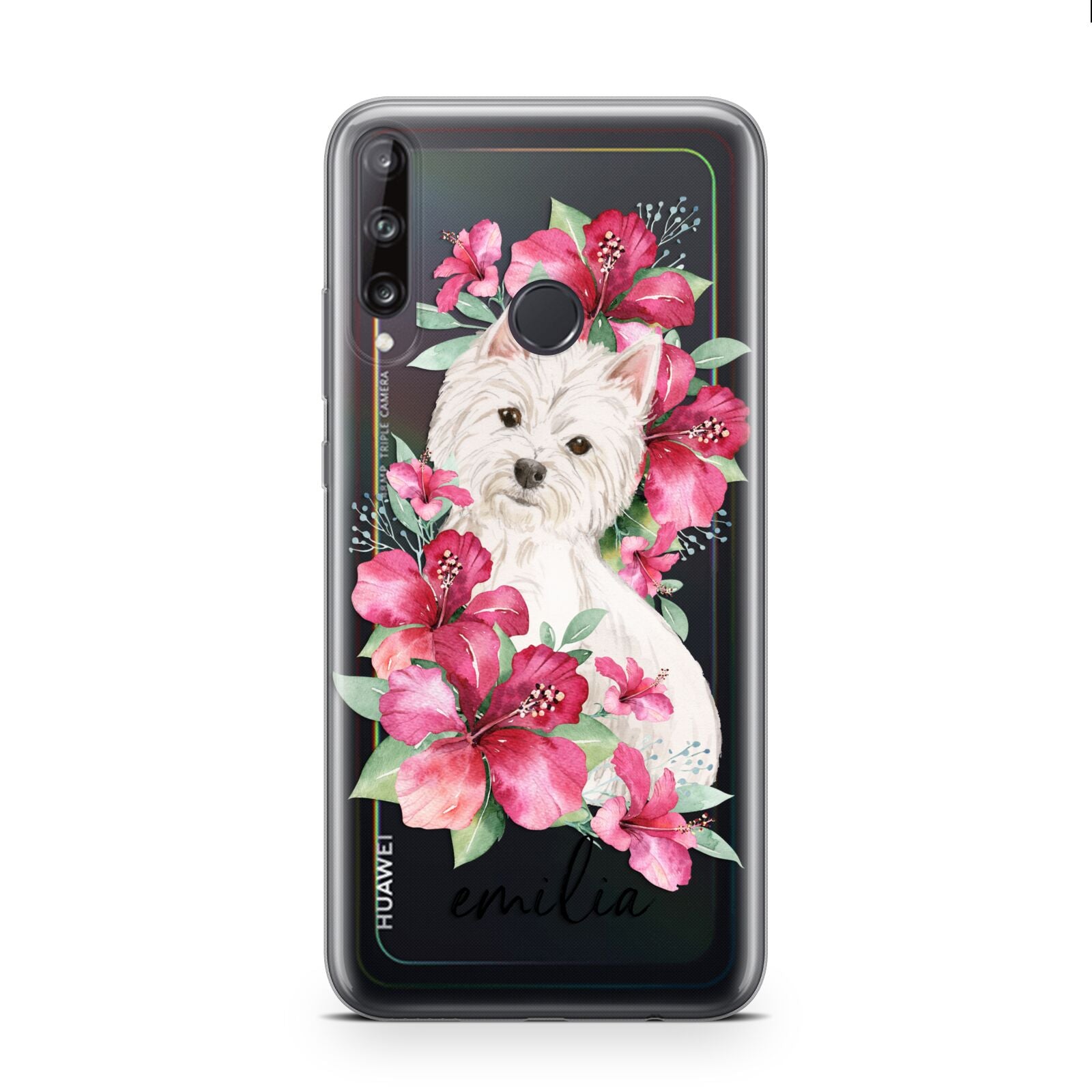 Personalised Westie Dog Huawei P40 Lite E Phone Case