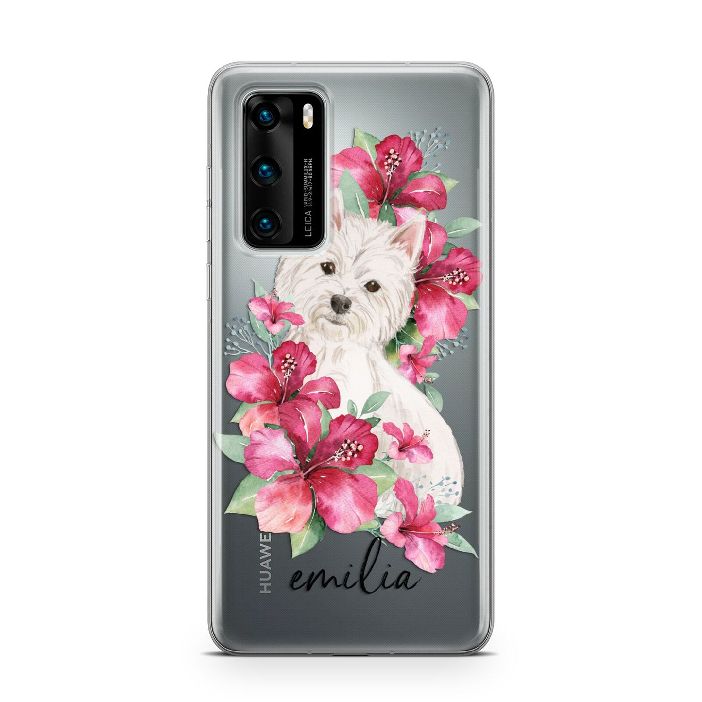 Personalised Westie Dog Huawei P40 Phone Case