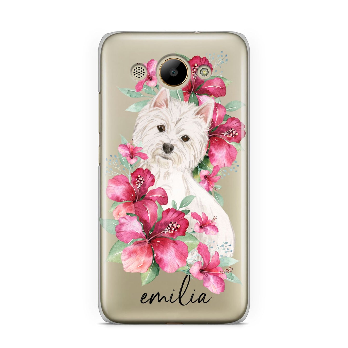 Personalised Westie Dog Huawei Y3 2017