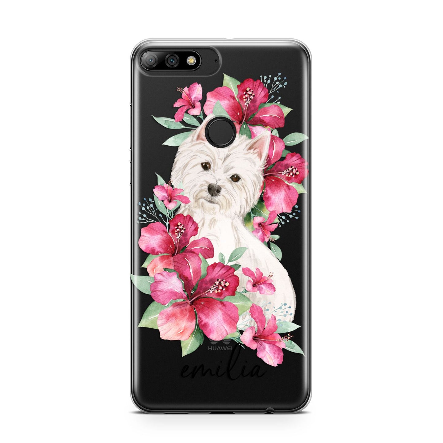 Personalised Westie Dog Huawei Y7 2018