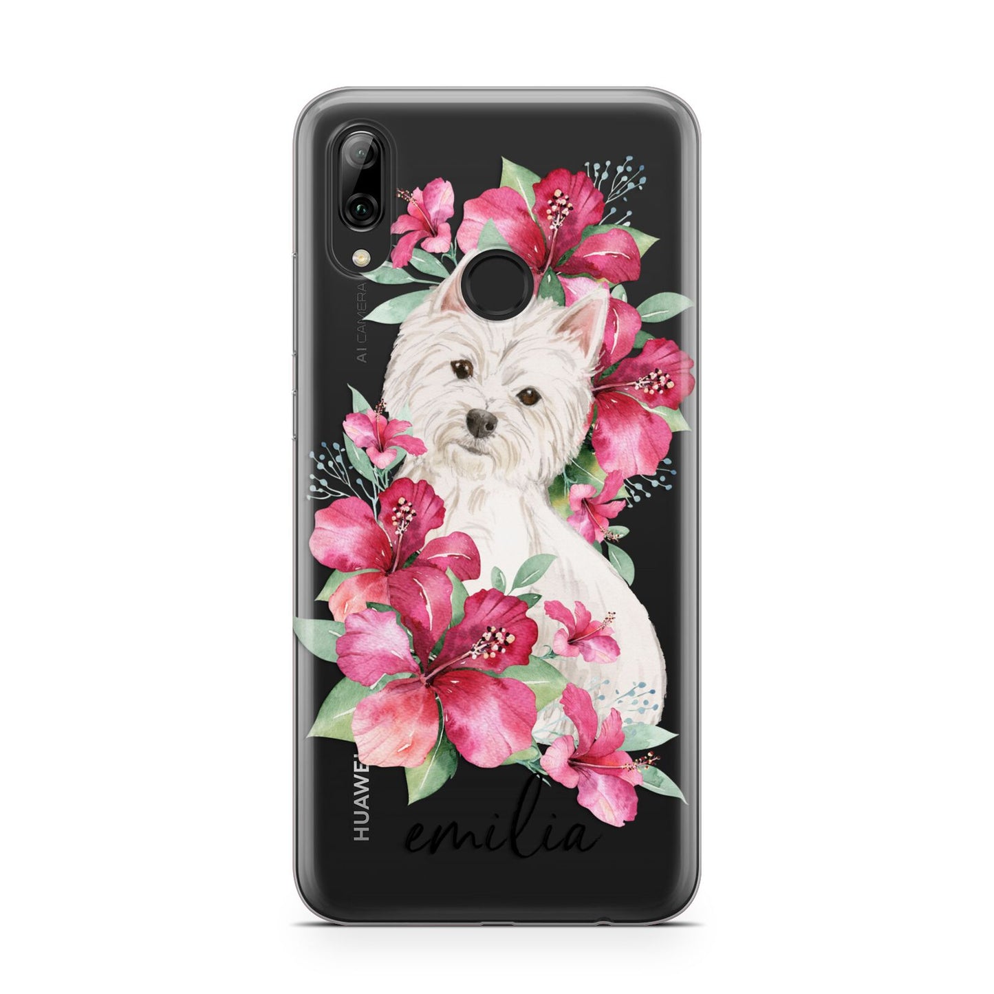 Personalised Westie Dog Huawei Y7 2019