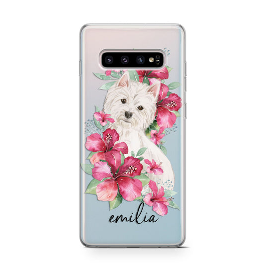 Personalised Westie Dog Protective Samsung Galaxy Case