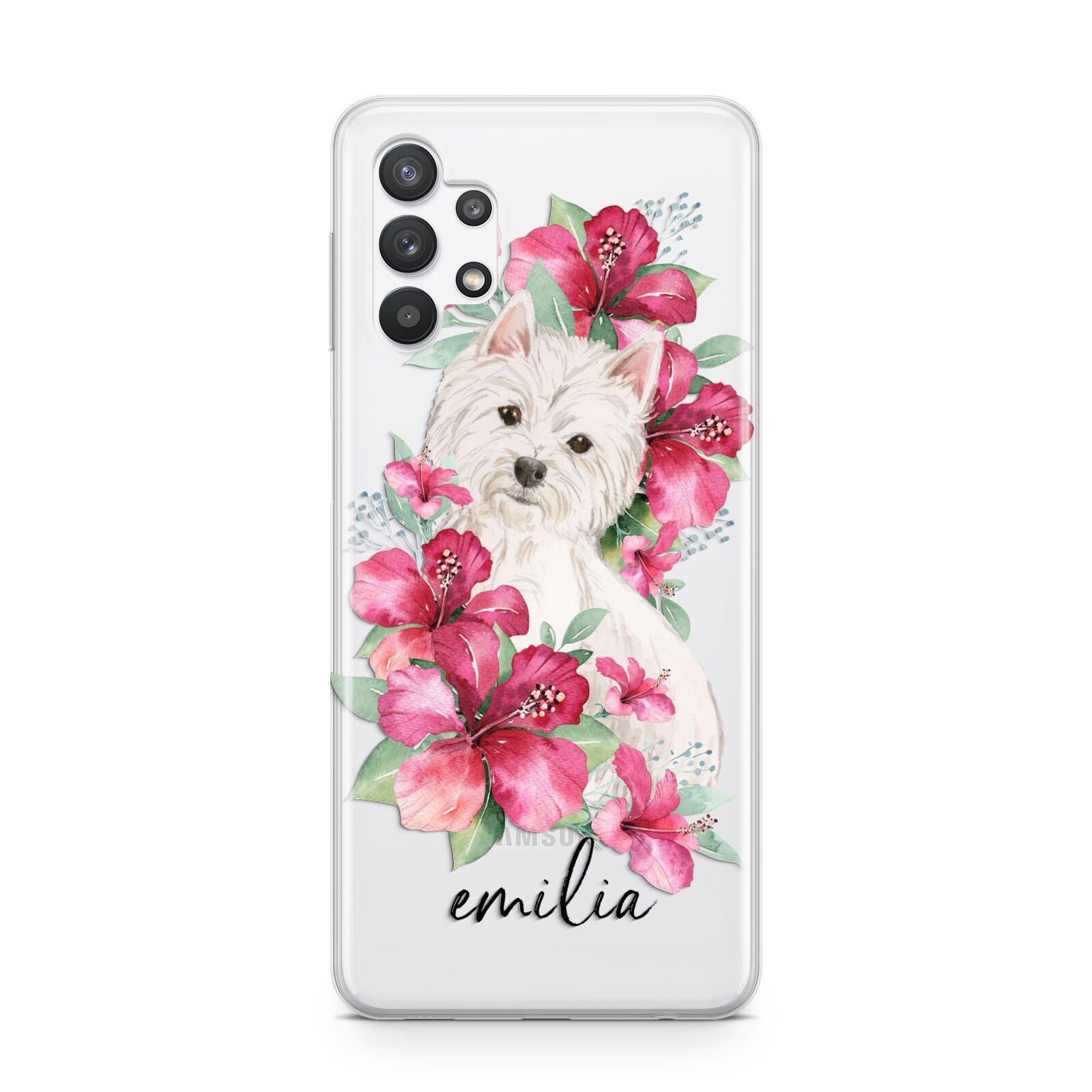 Personalised Westie Dog Samsung A32 5G Case