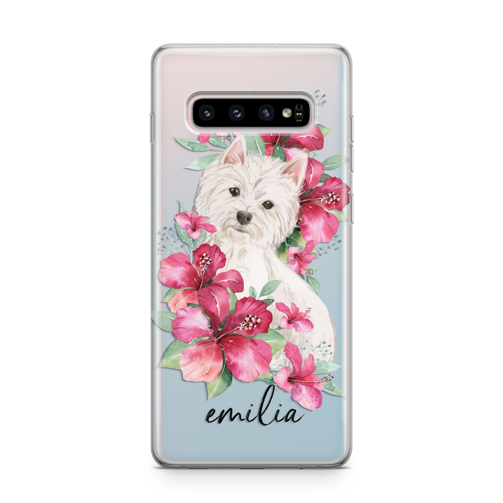 Personalised Westie Dog Samsung Galaxy S10 Plus Case