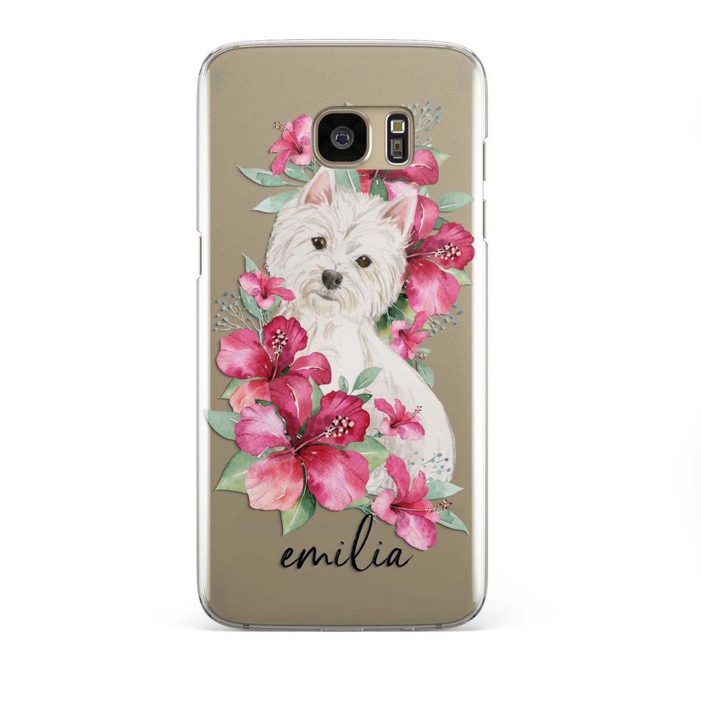 Personalised Westie Dog Samsung Galaxy S7 Edge Case