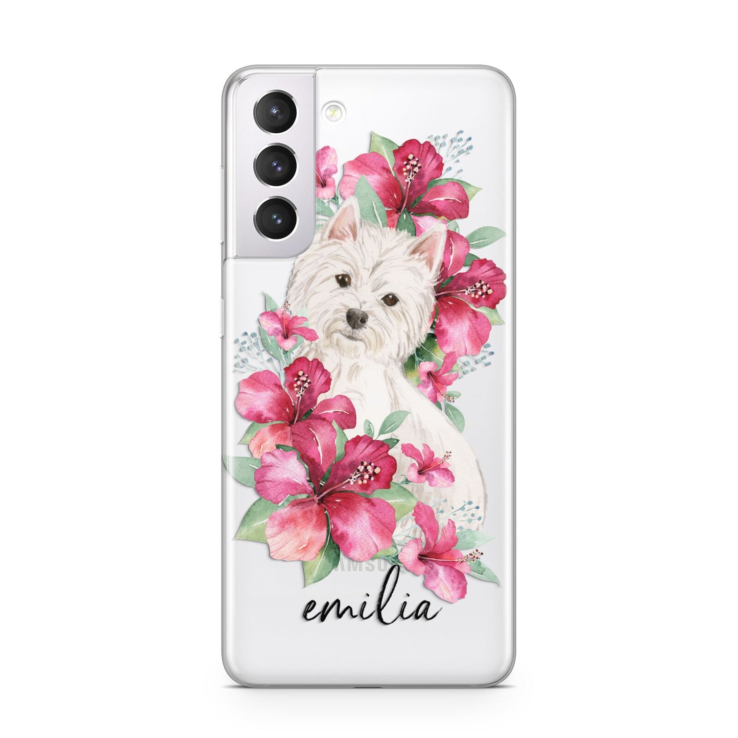 Personalised Westie Dog Samsung S21 Case