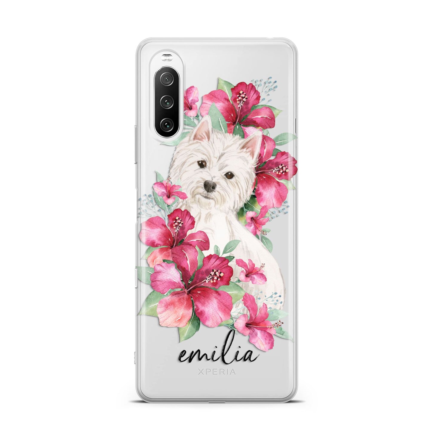 Personalised Westie Dog Sony Xperia 10 III Case