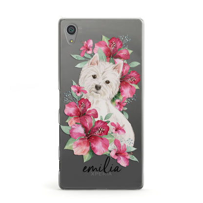 Personalised Westie Dog Sony Xperia Case