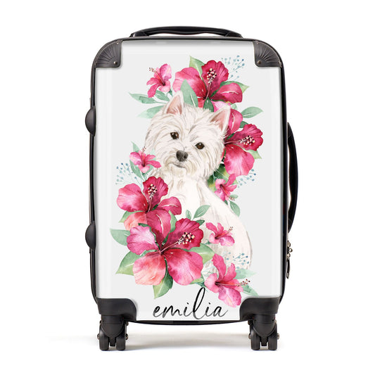 Personalised Westie Dog Suitcase