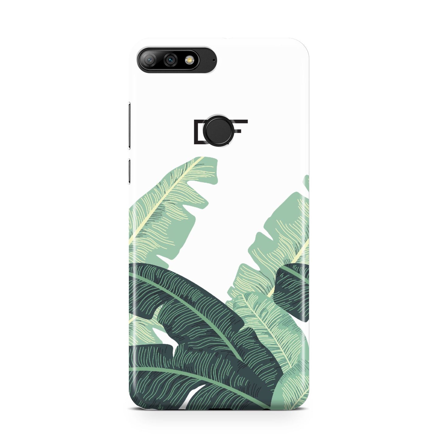 Personalised White Banana Leaf Huawei Y7 2018