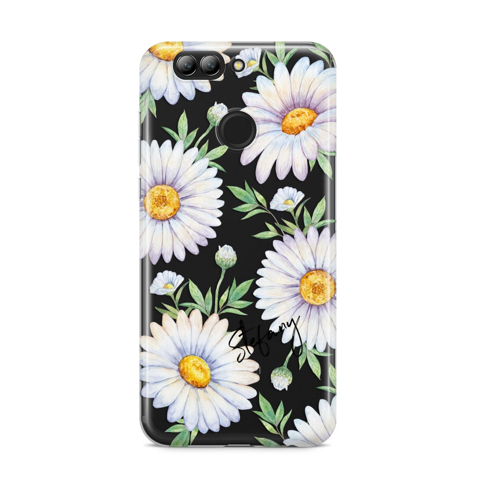 Personalised White Daisy Huawei Nova 2s Phone Case