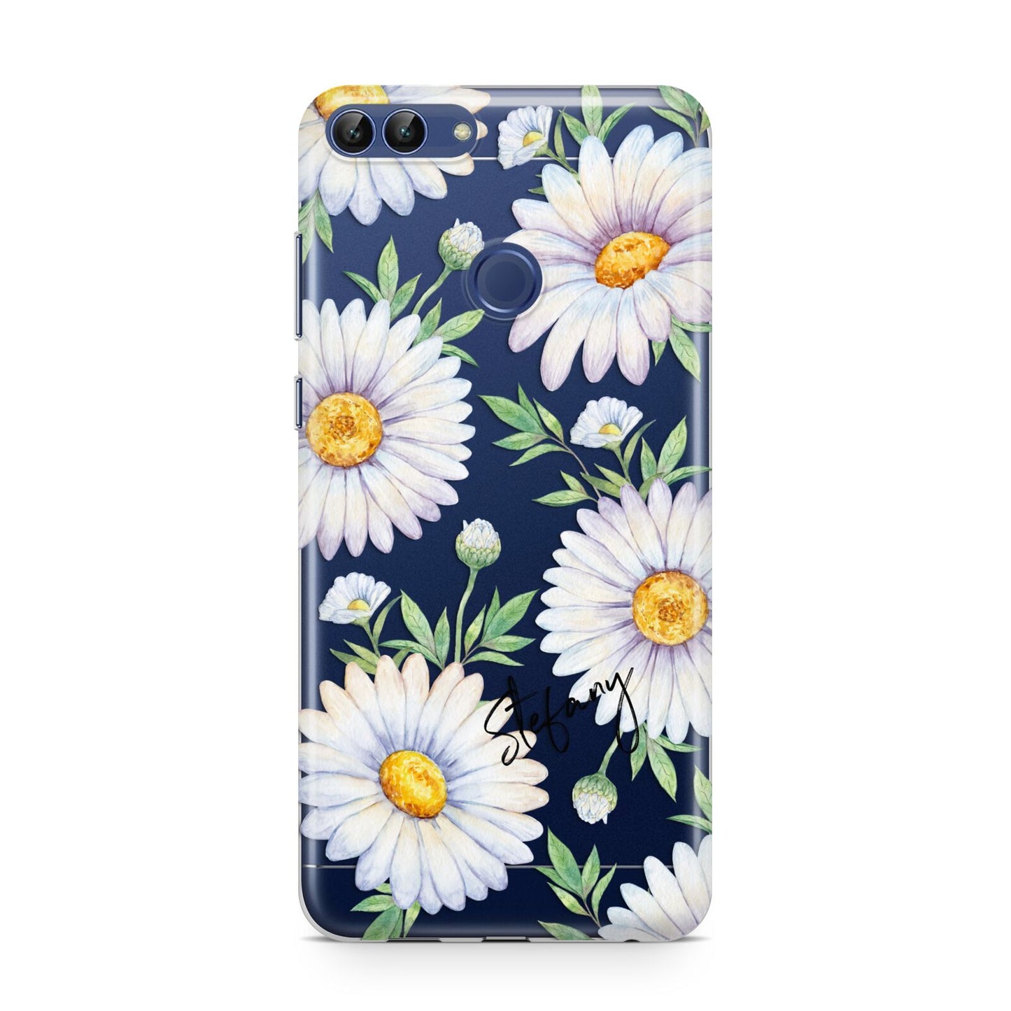 Personalised White Daisy Huawei P Smart Case