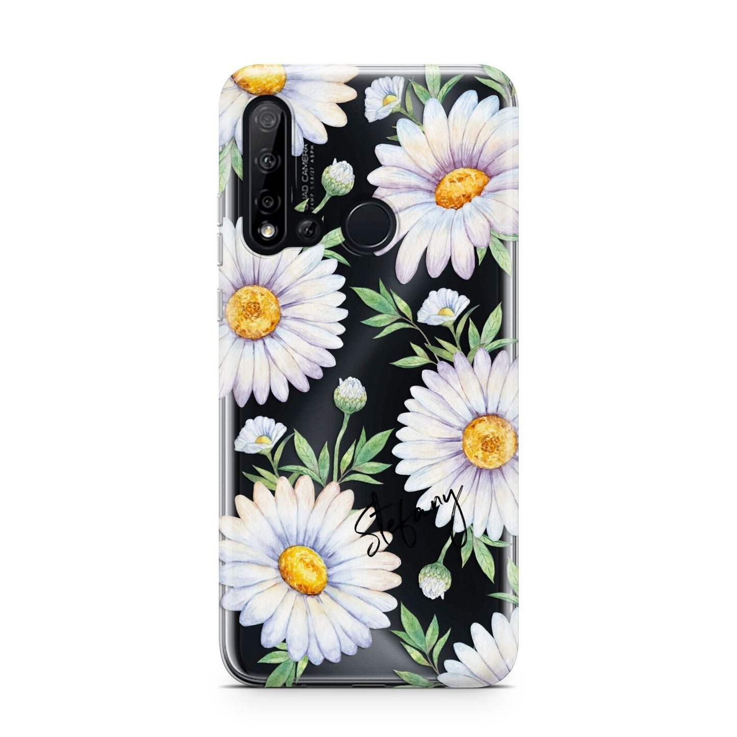 Personalised White Daisy Huawei P20 Lite 5G Phone Case