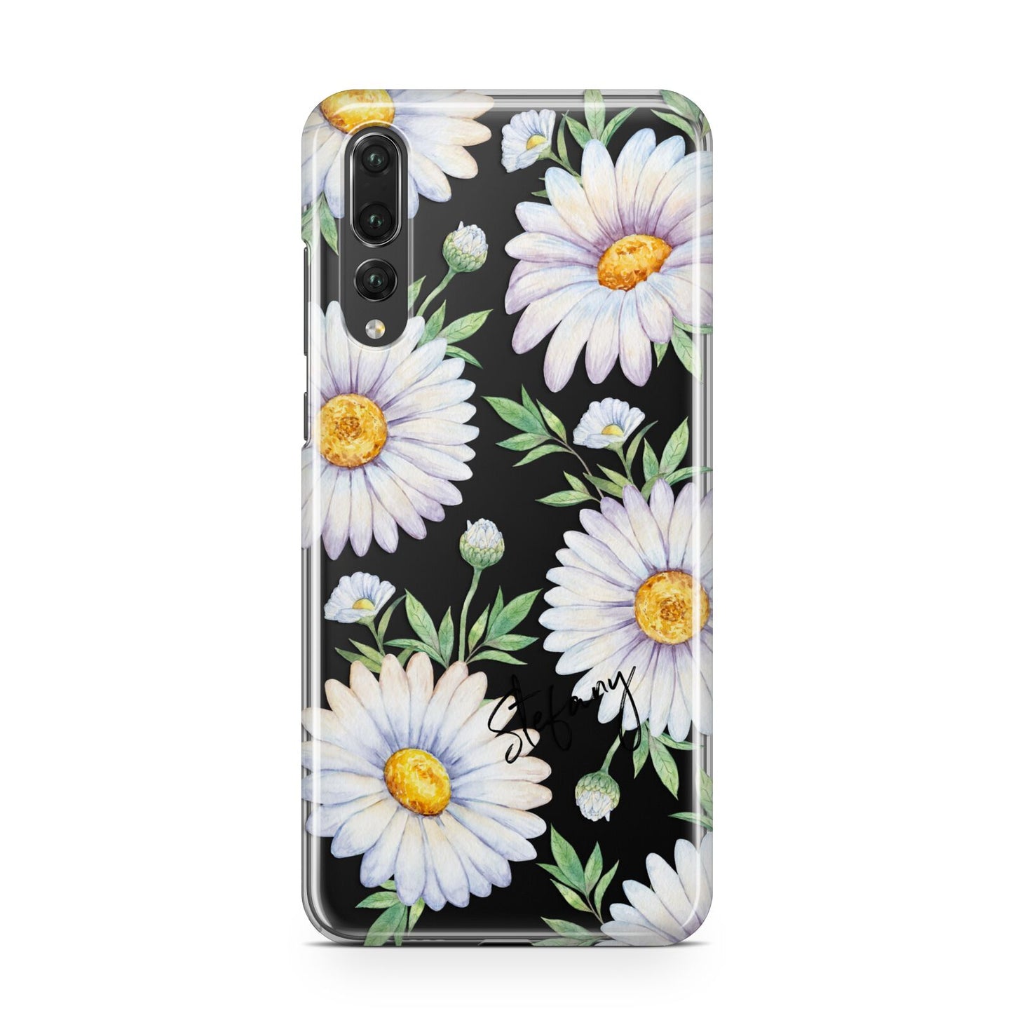 Personalised White Daisy Huawei P20 Pro Phone Case