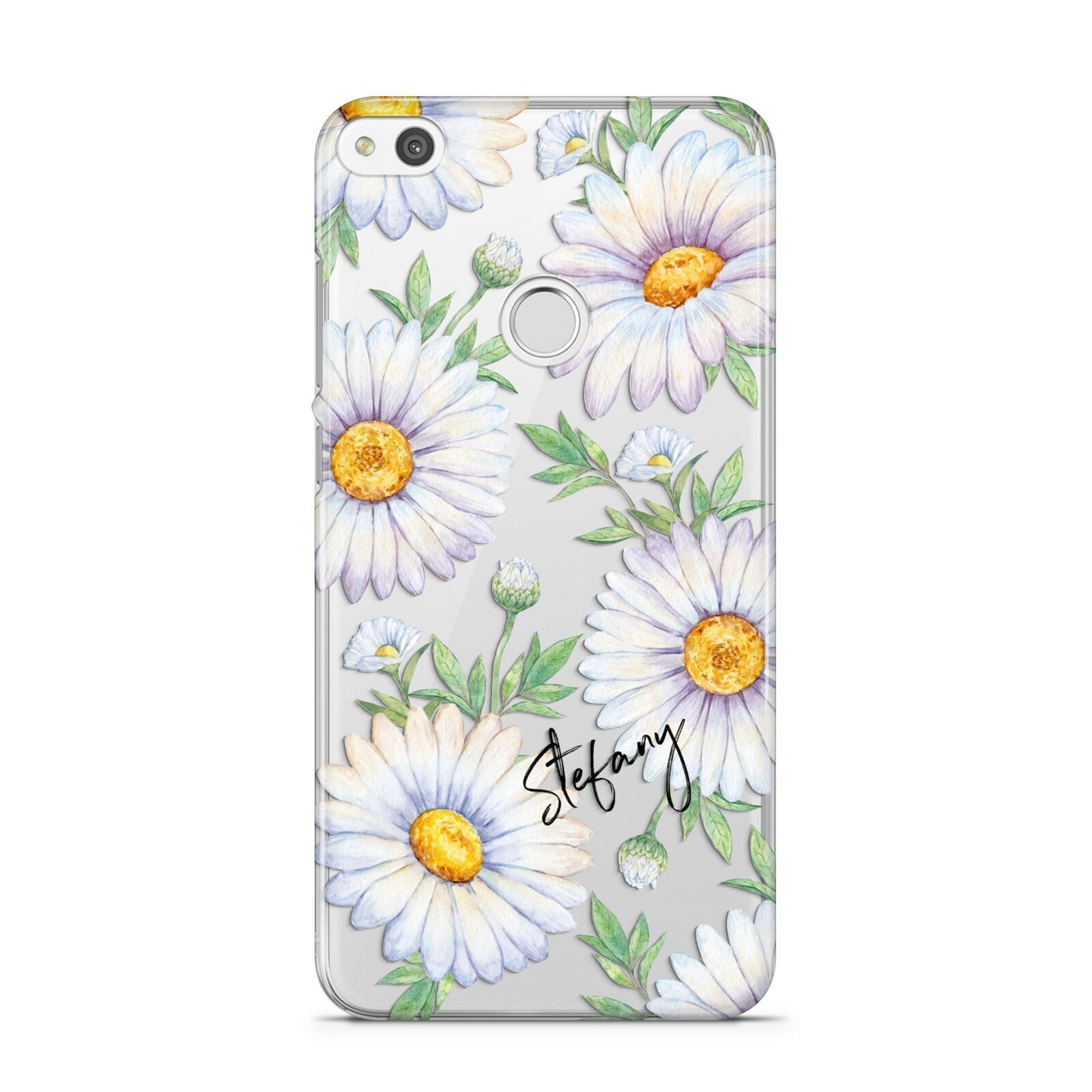 Personalised White Daisy Huawei P8 Lite Case