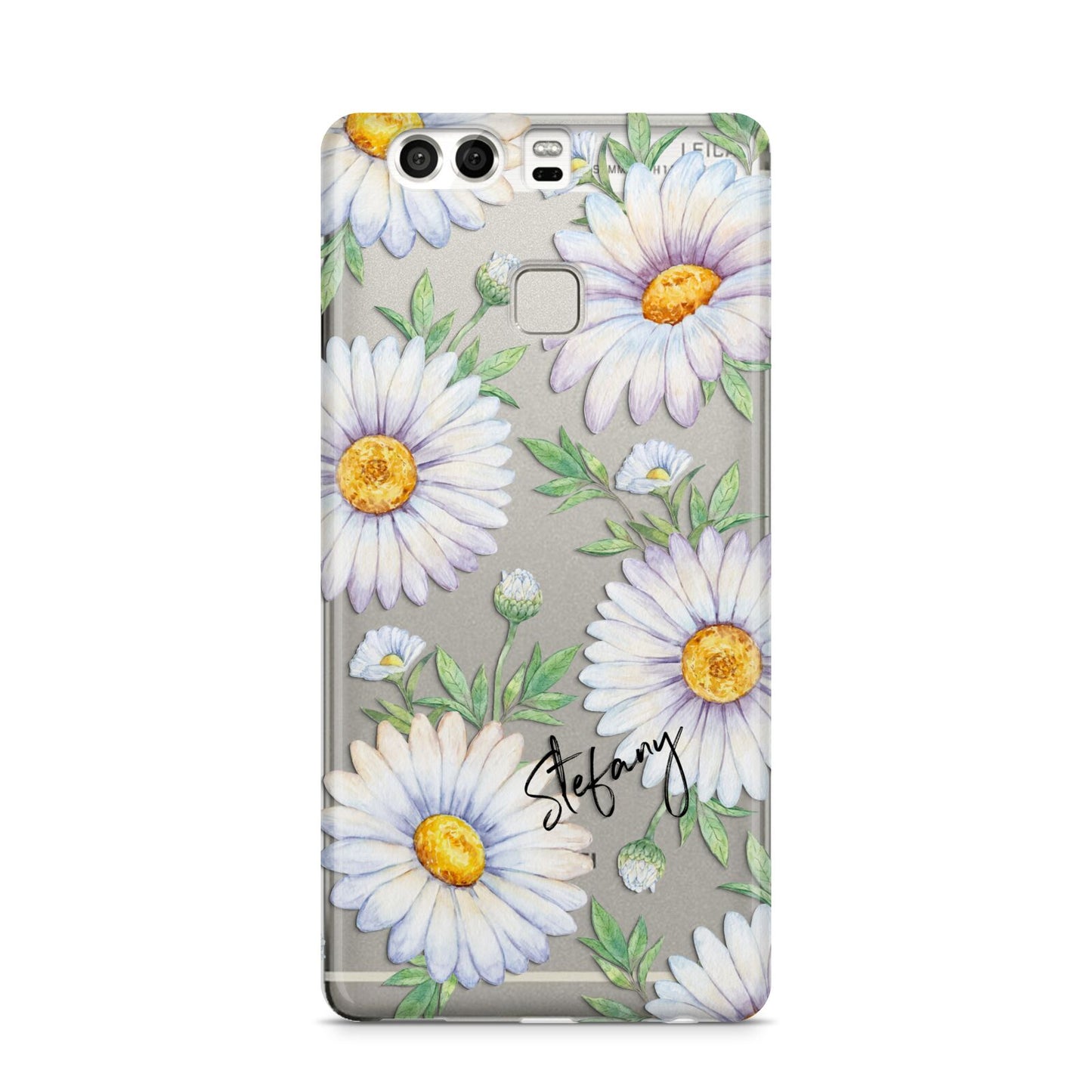 Personalised White Daisy Huawei P9 Case