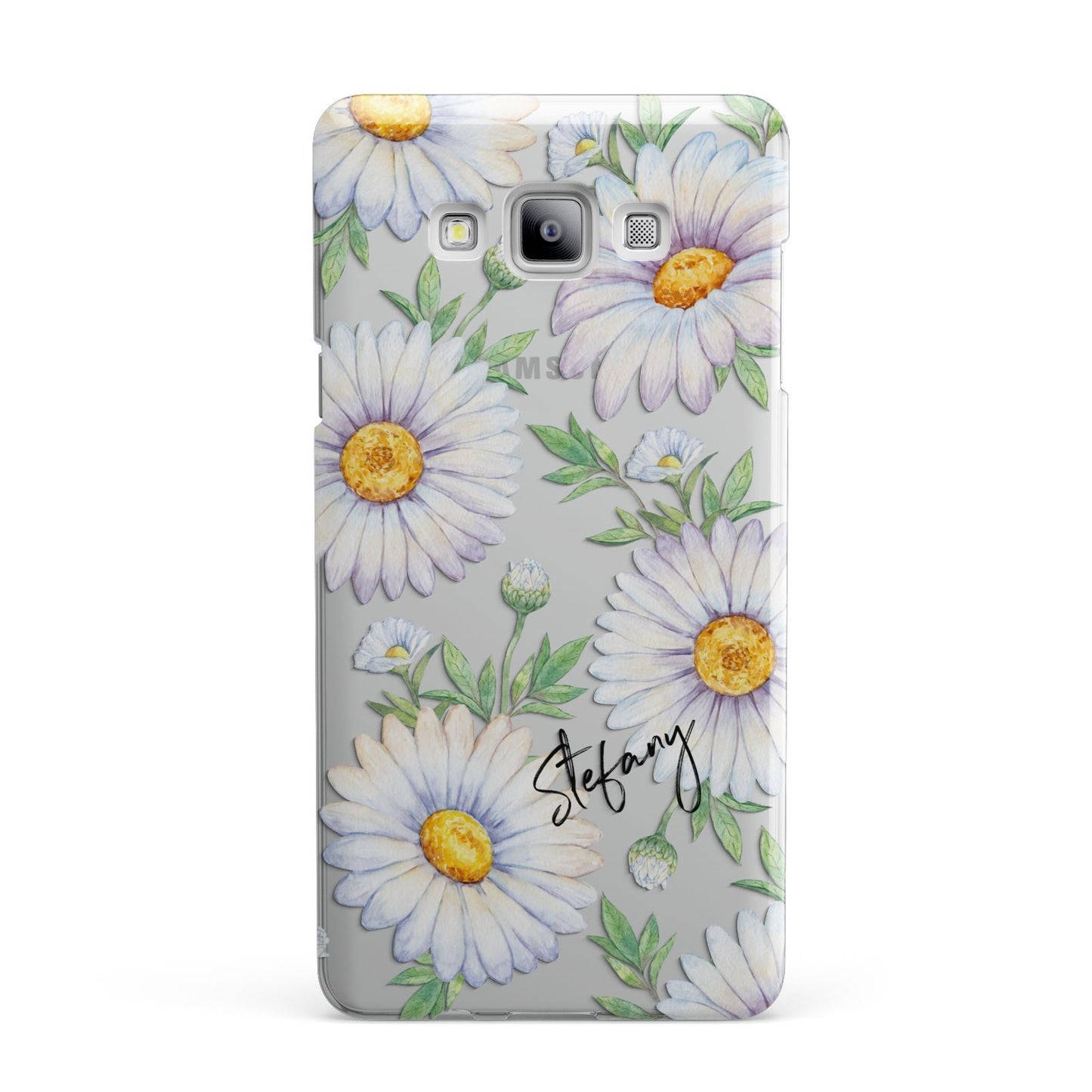 Personalised White Daisy Samsung Galaxy A7 2015 Case