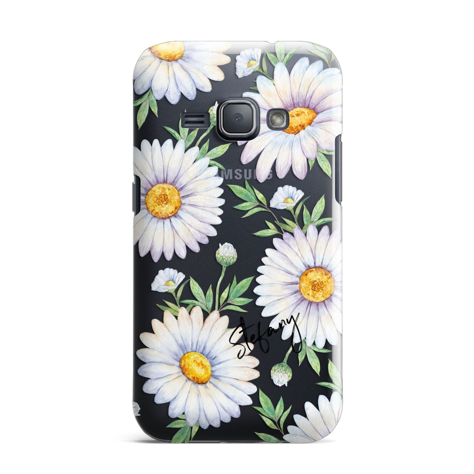 Personalised White Daisy Samsung Galaxy J1 2016 Case