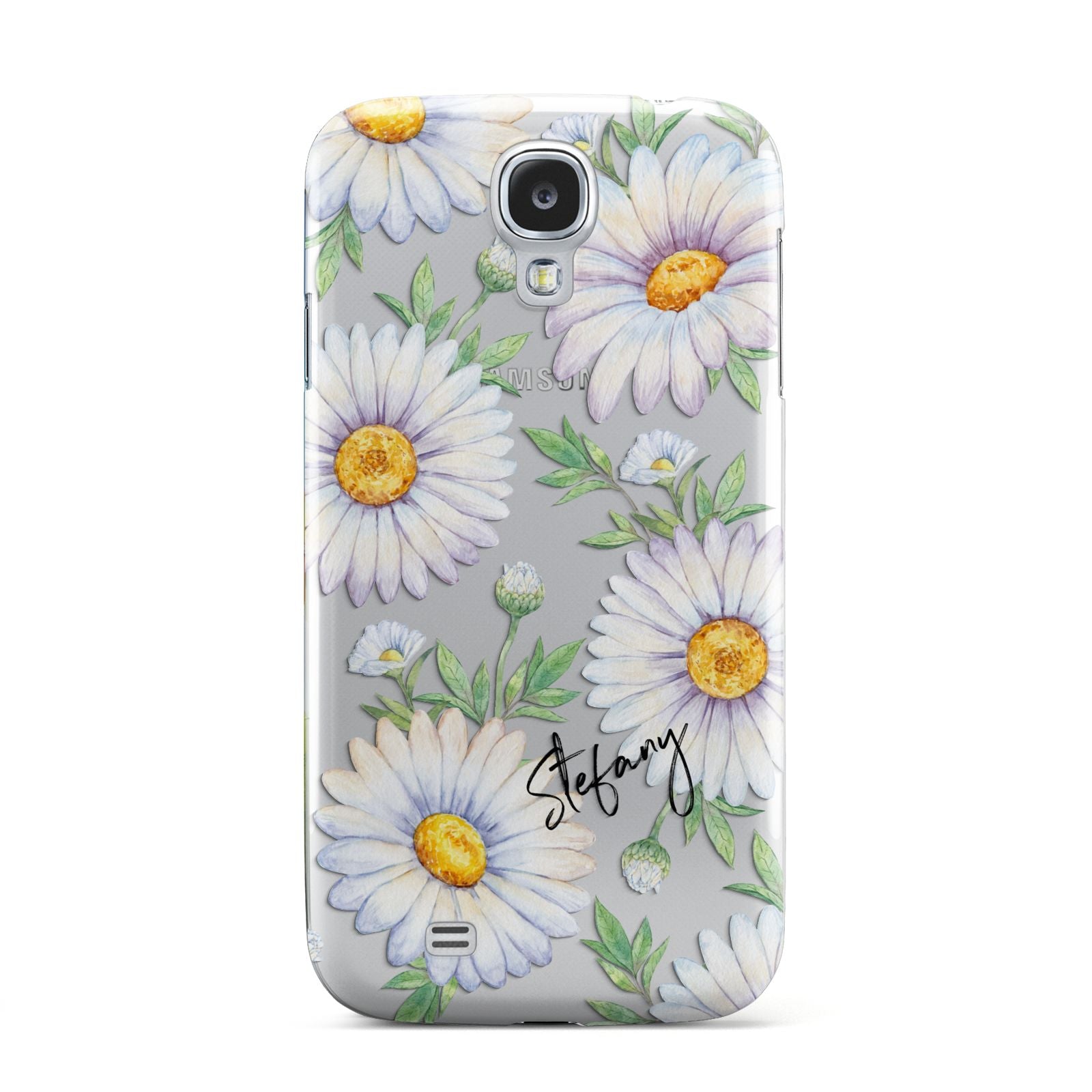 Personalised White Daisy Samsung Galaxy S4 Case