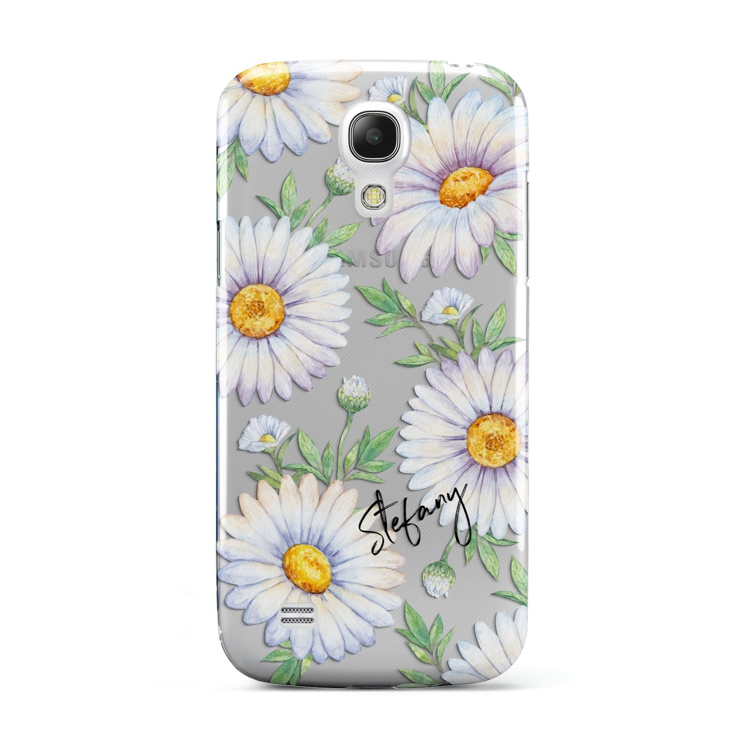 Personalised White Daisy Samsung Galaxy S4 Mini Case